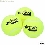 Թենիսի գնդակներ Aktive Pro 3 հատ դեղին, 6 հատ