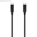 USB-C մալուխ Aisens A107-0705 սև 3 մ