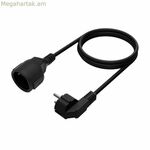 Երկարացման լար Aisens A132-0600 սև 2 մ