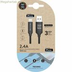 Lightning Cable Tech One Tech TEC2002 1 մ սև