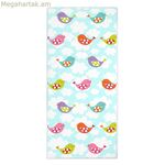 Լոգանքի սրբիչ HappyFriday Mr Fox Little Birds բազմագույն 70 x 150 սմ