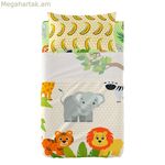 Անկողնային պարագաների հավաքածու HappyFriday Mr Fox Wild բազմագույն մանկական մահճակալ 2 հատ