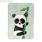 Վերմակ HappyFriday Moshi Moshi Panda Garden Blue բազմագույն միկրոֆիբրե 110 x 140 սմ