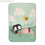 Վերմակ HappyFriday Moshi Moshi Best Buddies բազմագույն միկրոֆիբրե 110 x 140 սմ