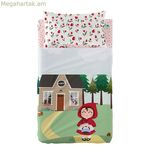 Անկողնային պարագաների հավաքածու HappyFriday Պարոն Ֆոքս Կարմիր գլխարկ Բազմագույն մանկական մահճակալ 2 հատ