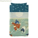 Անկողնային պարագաների հավաքածու HappyFriday Պարոն Ֆոքս՝ Զինվորը, բազմագույն մանկական մահճակալ, 2 հատ