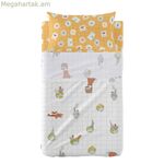 Անկողնային պարագաների հավաքածու HappyFriday Mr Fox World Trip բազմագույն մանկական մահճակալ 2 հատ