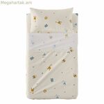 Անկողնային պարագաների հավաքածու HappyFriday HF Mini Animals բազմագույն մանկական մահճակալ 2 հատ