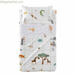 Անկողնային պարագաների հավաքածու HappyFriday HF Mini Savanna բազմագույն մանկական մահճակալ, 2 հատ