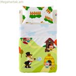 Անկողնային պարագաների հավաքածու HappyFriday Mr Fox Piggys բազմագույն մանկական մահճակալ 2 հատ