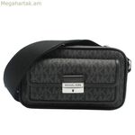 Michael Kors BRADSHAW սև ուսի պայուսակ 20 x 12 x 8 սմ
