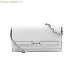 Michael Kors Carson ուսի պայուսակ սպիտակ 22 x 12 x 4 սմ