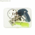 Գրենական պիտույքների հավաքածու Inca Follow Your Heart Lote