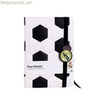 Ռեալ Մադրիդի CF տետր սպիտակ 15 x 21 x 2 սմ