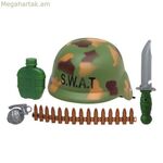 Ոստիկանական հավաքածու Heroes 38368 (5 հատ) Կանաչ քամուֆլաժ 33 x 28 սմ