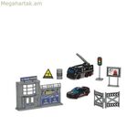 Բեռնատար քաղաքի փրկարարական կապույտ 24 x 15 սմ 1:64