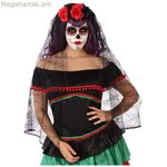 Գլխակապ Հելոուինի համար՝ կարմիր/սև