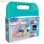4-Puzzle Set Educa Peppa Pig Progressive (6-9-12-16 հատ)