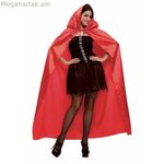 Թիկնոց My Other Me կարմիր, մեկ չափս S, գլխարկով, կանացի