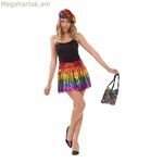 Ուսի պայուսակ «Իմ մյուս եսը»՝ ծիածանագույն (77 x 20 սմ)