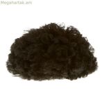 Գանգուր մազերի կեղծամ բազմագույն նարնջագույն