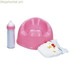 Տիկնիկների պարագաներ Ռեյգ մանկական շիշ, տակդիր, զուգարան