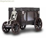 Հելոուինի զարդարանքներ «Իմ մյուս ես»-ի գանգի կառք 18 x 31 x 18 սմ սև