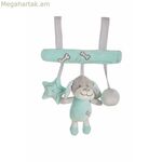 Դռան կախիչ՝ կանաչ շուն, 25 սմ, փափուկ խաղալիք