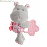 Ատամնաբուժական աքցան նորածինների համար՝ Hippo վարդագույն 20 սմ 20 սմ