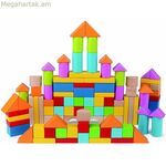 Կառուցողական բլոկներ խաղ Hape 101 հատ 27 x 22 x 13 սմ