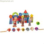 Խաղային հավաքածու Spidey Amazing Friends & Friends Wood 35 կտորից