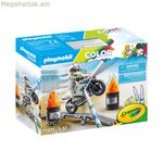 Խաղերի հավաքածու Playmobil գունավոր մոտոցիկլետ 18 հատ