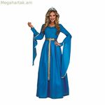 Մեծահասակների համար նախատեսված զգեստ «Իմ մյուս ես»-ը կապույտ միջնադարյան արքայադուստր XL