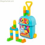 Կառուցողական բլոկների խաղ Moltó 20 կտորանոց սայլակ