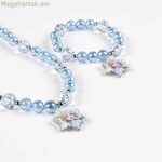 Վզնոցների և ապարանջանների հավաքածու՝ Սառցե կապույտ, 2 հատ