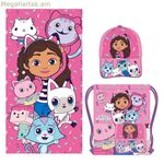 Լոգանքի սրբիչ Gabby's Dollhouse Pink