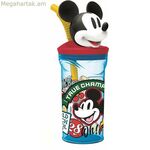Ծղոտով բաժակ Միկի Մաուս True Champions 360 մլ