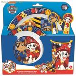 Մանկական ճաշատեսակների հավաքածու՝ «The Paw Patrol Boy Rescue Pups» 5 կտորից