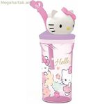 Բաժակ ծղոտով Hello Kitty 360 մլ 3D