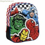 3D դպրոցական պայուսակ «Վրիժառուները»՝ սև 25,0 x 31,0 x 10,0 սմ