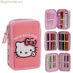 Մատիտատուփ Hello Kitty վարդագույն 12,5 x 6,5 x 19,5 սմ