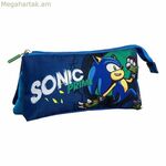 Եռակի կրելու համար նախատեսված Sonic Prime բաց կապույտ 2,2 x 1,1 x 22,5 սմ