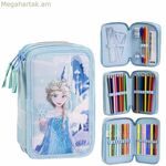 Մատիտատուփ Սառցե սիրտը մուգ կապույտ 12,5 x 6,5 x 19,5 սմ