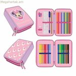 Մատիտատուփ Մինի Մաուս վարդագույն 12,5 x 19,5 x 4,5 սմ