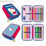 Մատիտատուփ Hello Kitty կապույտ 12,5 x 19,5 x 4,5 սմ