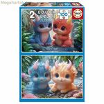 Կրթական փազլ՝ սիրուն հրեշներ, 100 կտոր (2 հատ)