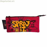 Եռակի խաղալիքների պայուսակներ՝ բոլորի համար նախատեսված, գրաֆիտի 11 x 23 x 5 սմ