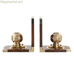 Գրքերի պահոց DKD տան դեկոր 30 x 10 x 16 սմ վինտաժային արույր