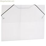 Թղթապանակ Pincello ELASTIC ՍԵՎ, սև, թափանցիկ A4