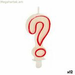 Մոմ՝ Ծննդյան սպիտակ, կարմիր (12 հատ)